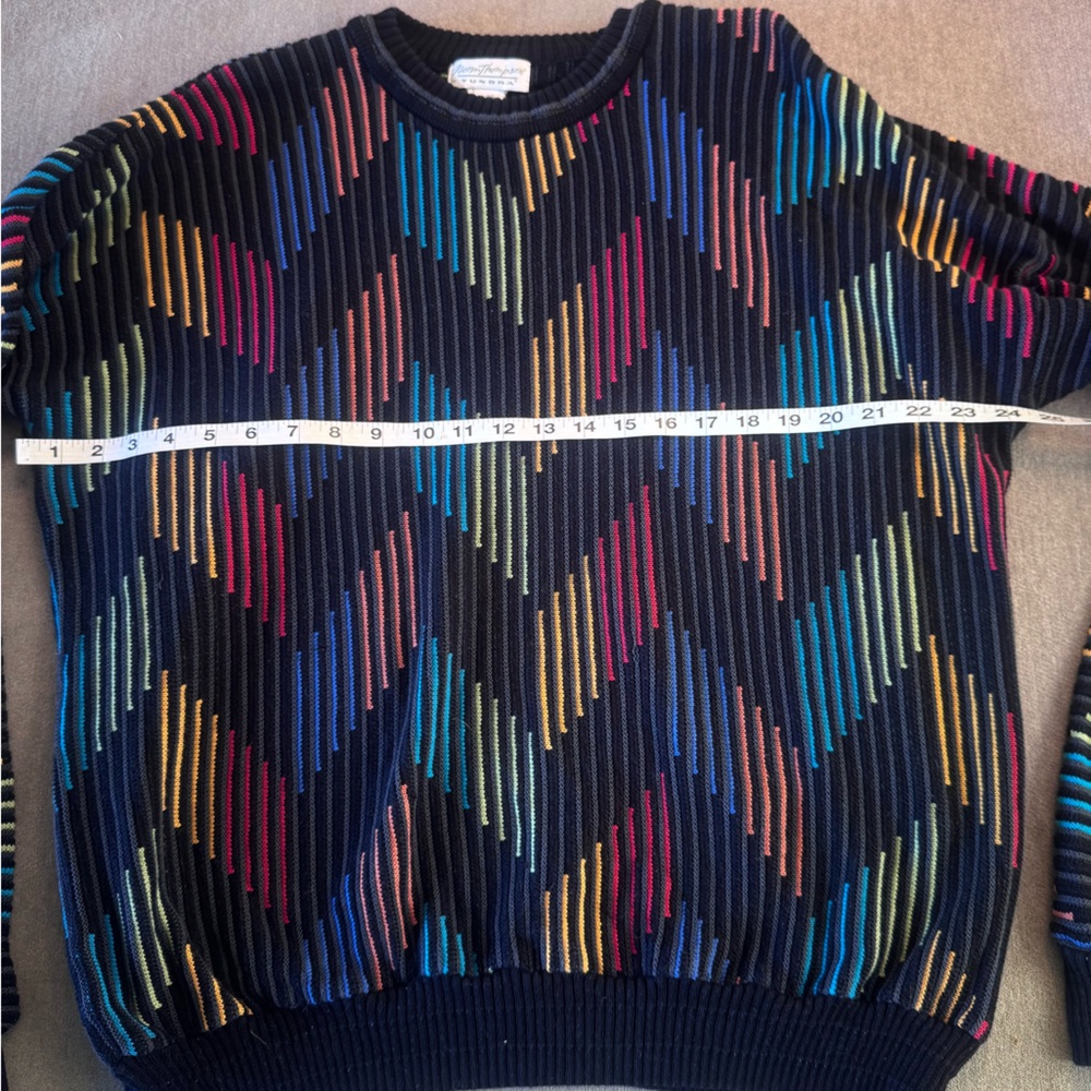 Vintage 90s Norm Thompson Retro Sweater - Picture 4 of 5